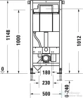 Duravit DURASYSTEM Premium falsík alatti WC tartály integrált higiéniai öblítéssel,WD1013000000