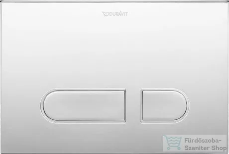 Duravit DuraSystem A1 nyomólap, fényes króm WD5001021000 ( WD5001 )