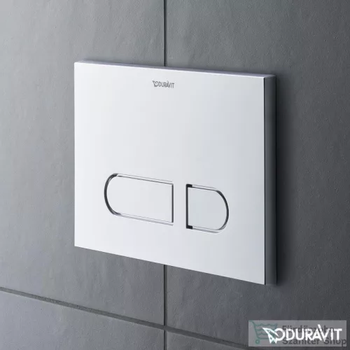 Duravit DuraSystem A1 nyomólap, fényes króm WD5001021000 ( WD5001 )