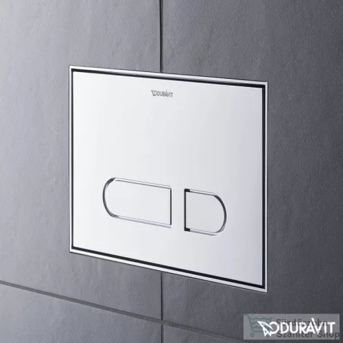 Duravit DuraSystem A1 nyomólap, fényes króm WD5001021000 ( WD5001 )
