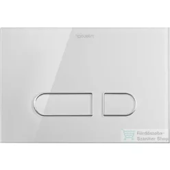   Duravit DuraSystem A1 nyomólap, fehér üveg WD5002012000 ( WD5002 )