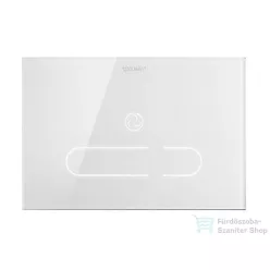   Duravit DuraSystem A2 érintésmentes nyomólap, fehér üveg WD5003012000 ( WD5003 )