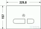 Duravit DuraSystem A2 érintésmentes nyomólap, fehér üveg WD5003012000 ( WD5003 )