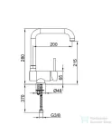 Webert Window ablak elé szerelhető konyhai csaptelep WD920701.015