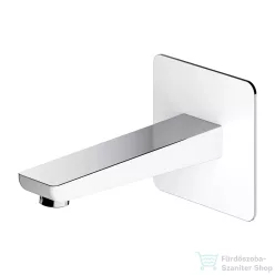   Omnires PARMA 17 cm-es fali kádöltő, króm/fehér WDPARMACRB