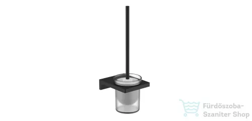 Wellis Mamba fekete fali WC kefe WE00119