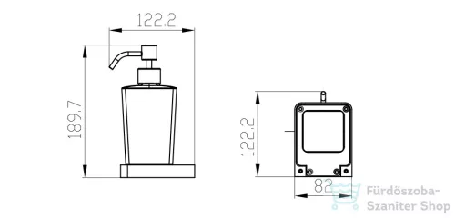 Wellis Capri szappanadagoló WE00125