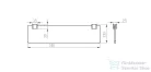 Wellis Capri üvegpolc WE00129