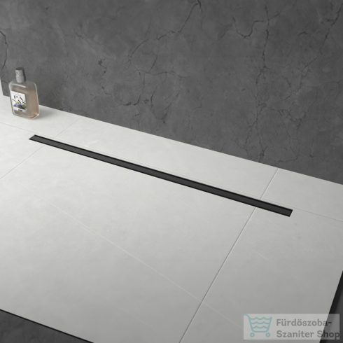 Wellis W-Drain Onyx Slim zuhanyfolyóka 70, matt fekete WE00155