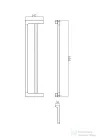 Wellis Mamba Chrome dupla törölközőtartó WE00166