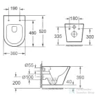 Wellis Clement fali WC RIMLESS WF00016