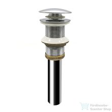   Wellis klik-klak mosdó leeresztő túlfolyó nélkül, króm WF00048