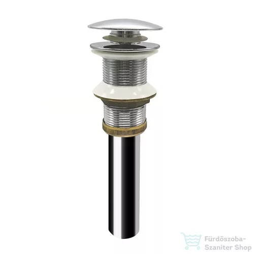 Wellis klik-klak mosdó leeresztő túlfolyó nélkül, króm WF00048