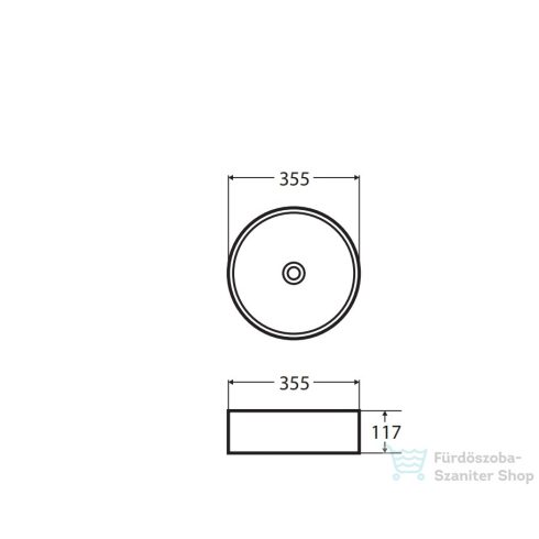 Wellis Rose Black mosdó WF00059