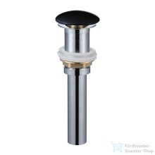   Wellis klik-klak mosdó leeresztő túlfolyó nélkül, matt fekete WF00060