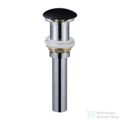   Wellis klik-klak mosdó leeresztő túlfolyó nélkül, matt fekete WF00060