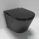 Wellis Clement Black fali WC RIMLESS MATT FEKETE WF00070