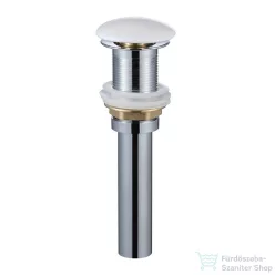   Wellis klik-klak mosdó leeresztő túlfolyó nélkül, matt fehér WF00101