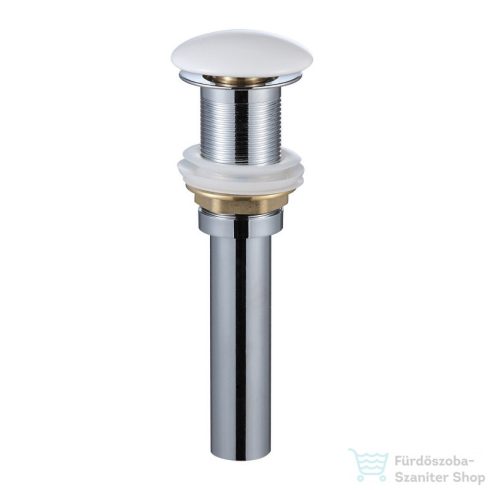 Wellis klik-klak mosdó leeresztő túlfolyó nélkül, matt fehér WF00101