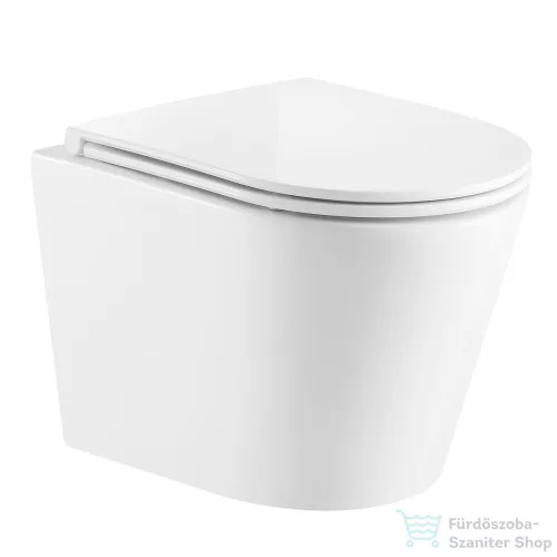 Wellis Clement tornado ultracsendes fali rimless WC, fehér WF00175