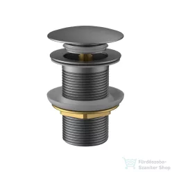   Wellis klikk-klakk leeresztő túlfolyó nélküli mosdóhoz, gunmetal grey WF00202