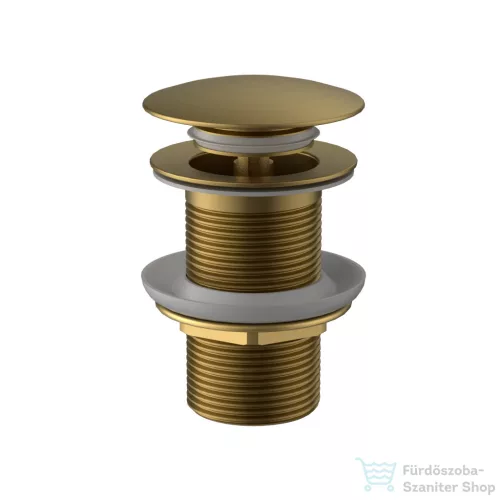 Wellis klikk-klakk leeresztő túlfolyó nélküli mosdóhoz, brushed gold WF00204
