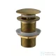 Wellis klikk-klakk leeresztő túlfolyó nélküli mosdóhoz, brushed gold WF00204