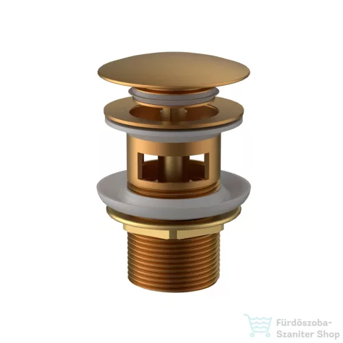 Wellis klikk-klakk leeresztő túlfolyós mosdóhoz, brushed rosegold  WF00207