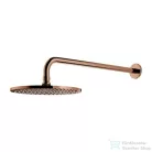 Omnires SLIMLINE 25 cm-es fejzuhany 41 cm-es zuhanykarral, polírozott réz WGSET1CP