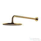 Omnires SLIMLINE 25 cm-es fejzuhany 41 cm-es zuhanykarral, polírozott arany WGSET1GL
