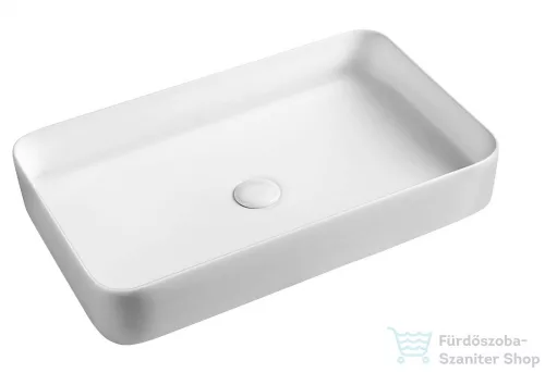 Sapho BLADE kerámiamosdó, túlfolyó nélkül, 65x11x40cm (WH051)