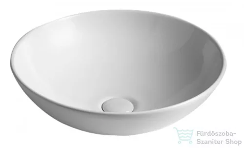 Sapho DIMP pultra szerelhető kerámiamosdó, túlfolyó nélkül, átm:46x15cm (WH060)