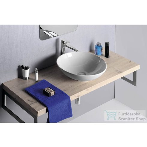 Sapho DIMP pultra szerelhető kerámiamosdó, túlfolyó nélkül, átm:46x15cm (WH060)