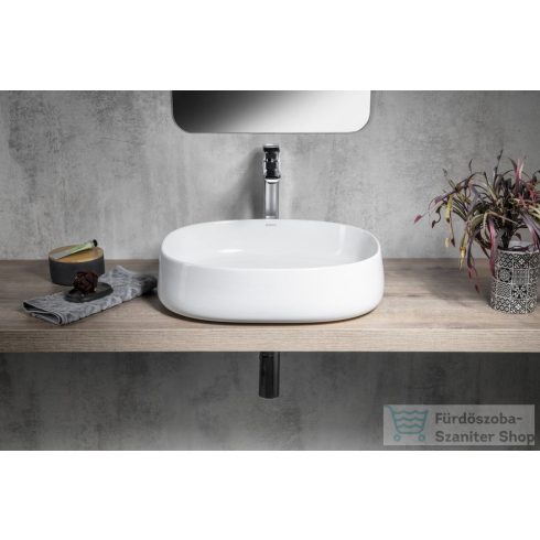 Sapho JUMPER kerámiamosdó, túlfolyó nélkül, 50x13x40cm (WH071)