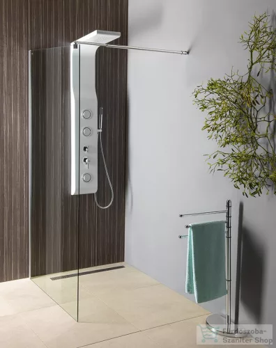 AQUALINE WALK IN Fix zuhanyfal, 70x190cm, átlátszó üveg WI071
