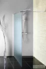 AQUALINE WALK IN Fix zuhanyfal, 90x190cm, brick üveg WI090