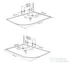 Wellis Dublo 180x130 E-Max Touch hidromasszázs kád WK00005-7