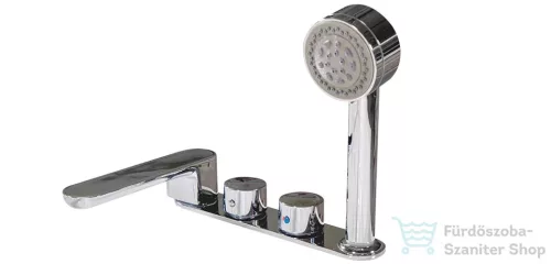 Wellis Rhone 170x85 E-Drive Touch hidromasszázs kád Flipper csapteleppel WK00125