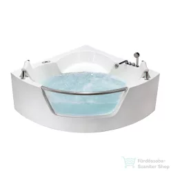   Wellis Tivoli 150x150 E-Drive Touch hidromasszázs kád Flipper csapteleppel WK00127