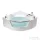 Wellis Tivoli 150x150 E-Drive Touch hidromasszázs kád Flipper csapteleppel WK00127