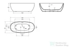 Wellis Oval 150x75 szabadonálló kád WK00132