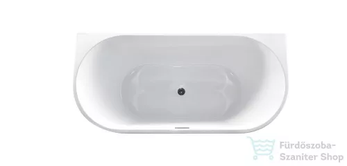 Wellis Calabria black 170x80 szabadon álló kád WK00138