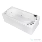 Wellis MALAWI Hydro 170x75 hidromasszázs kád, Retro csapteleppel, balos WK00146-1