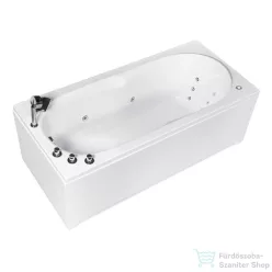   Wellis MALAWI Hydro 170x75 hidromasszázs kád, Retro csapteleppel, jobbos WK00146-2