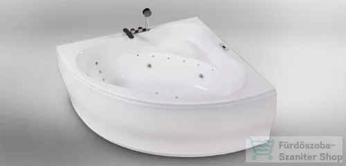 Wellis Bled Hydro 150x150 hidromasszázs kád Flipper csapteleppel WK00150-1