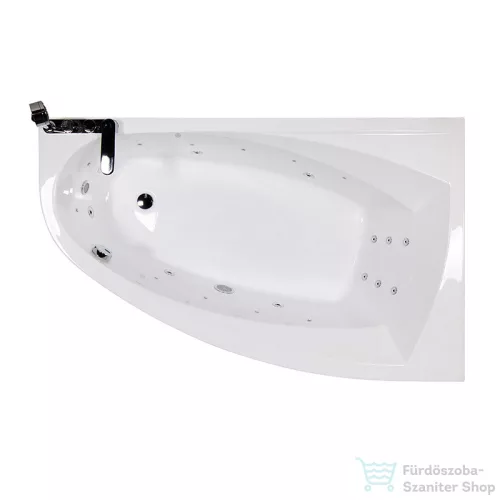 Wellis Matana Hydro 160x100 hidromasszázs kád Flipper csapteleppel, jobbos WK00154-1