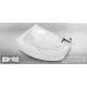 Wellis Matana E-Drive 160x100 hidromasszázs kád Flipper csapteleppel, balos WK00160-1