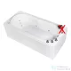 Wellis MALAWI Hydro 170x75 hidromasszázs kád, csaptelep nélkül, balos WK00162-1