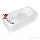 Wellis MALAWI Hydro 170x75 hidromasszázs kád, csaptelep nélkül, jobbos WK00162-2