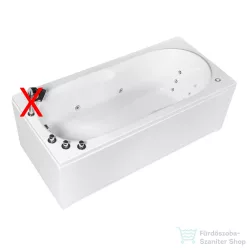   Wellis MALAWI Hydro 170x75 hidromasszázs kád, csaptelep nélkül, jobbos WK00162-2